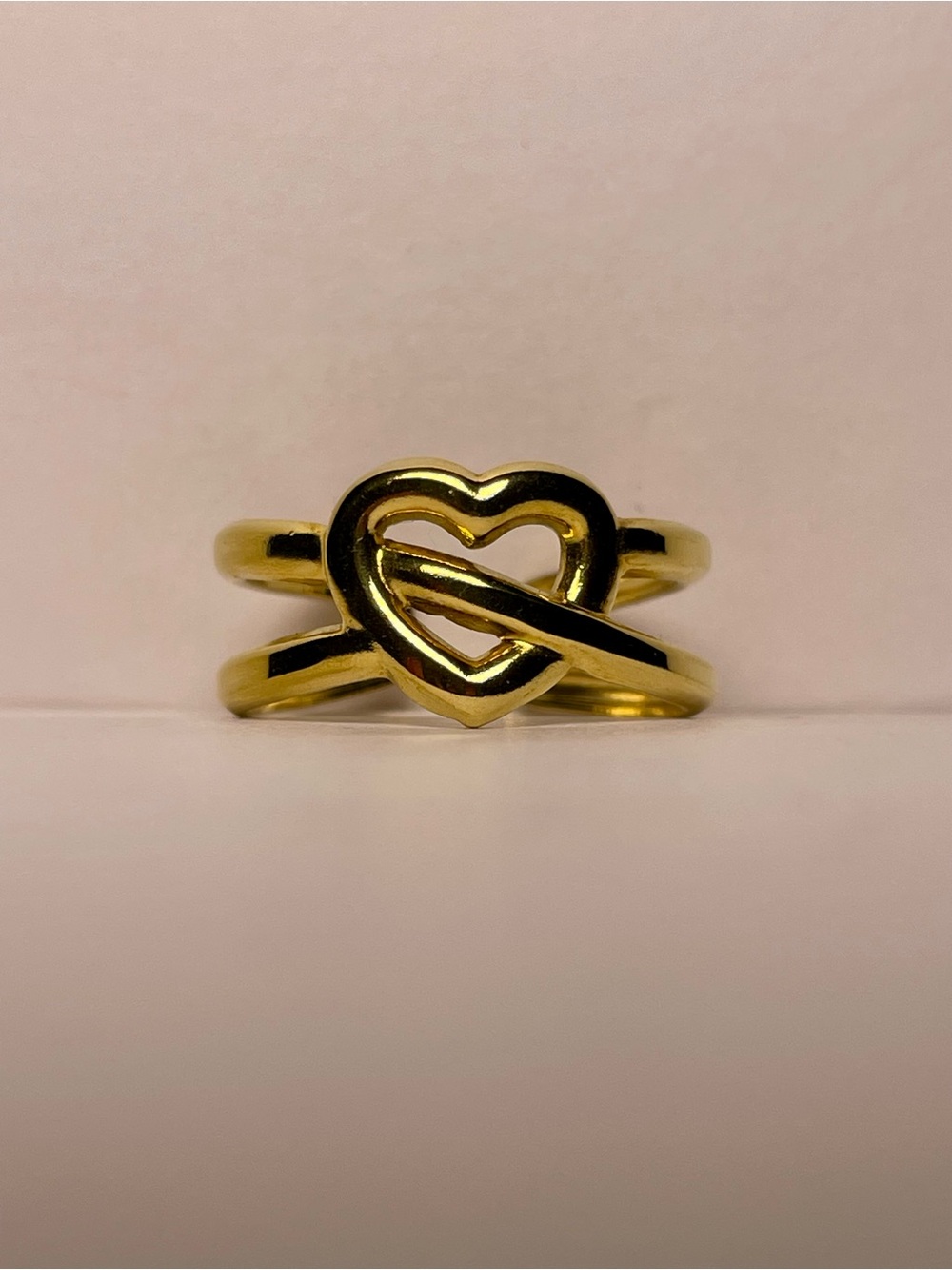 Gold Heart Wrap Ring